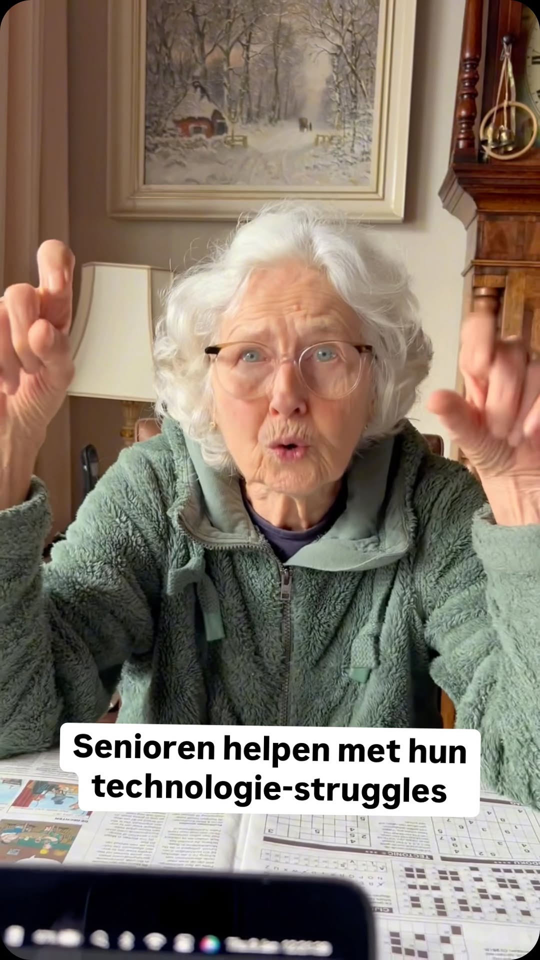 Opa&Oma TikTok over maatjes en technologie via Careibu