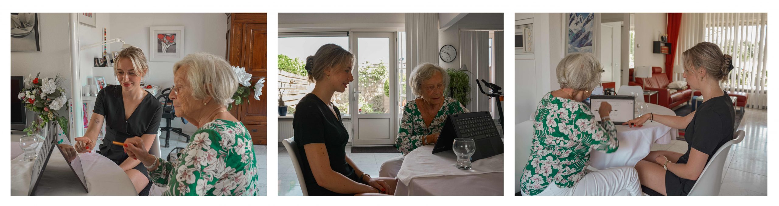 Meneer Van Steijn en Isabelle bij het Mauritshuis